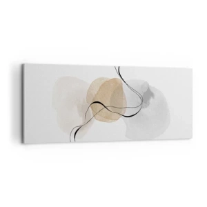 Canvastavla - Bild på duk - Luftpärlor - 100x40 cm