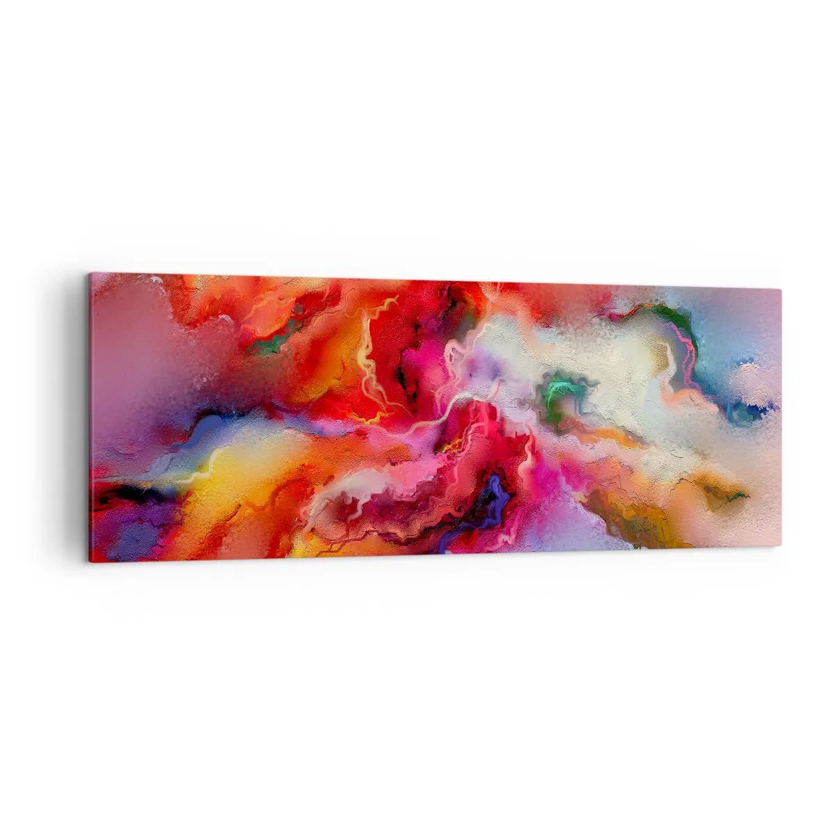 Canvastavla - Bild på duk - Fåna drömmarna - rök - 140x50 cm