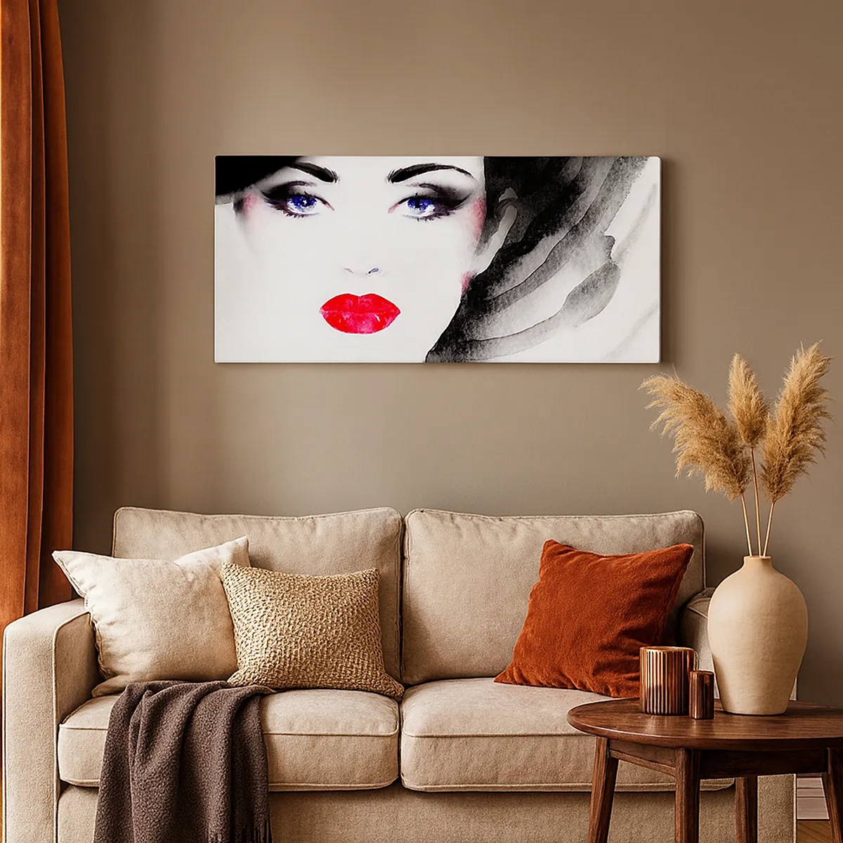 Canvastavla - Bild på duk - Avvisar och kallar - 30x30 cm