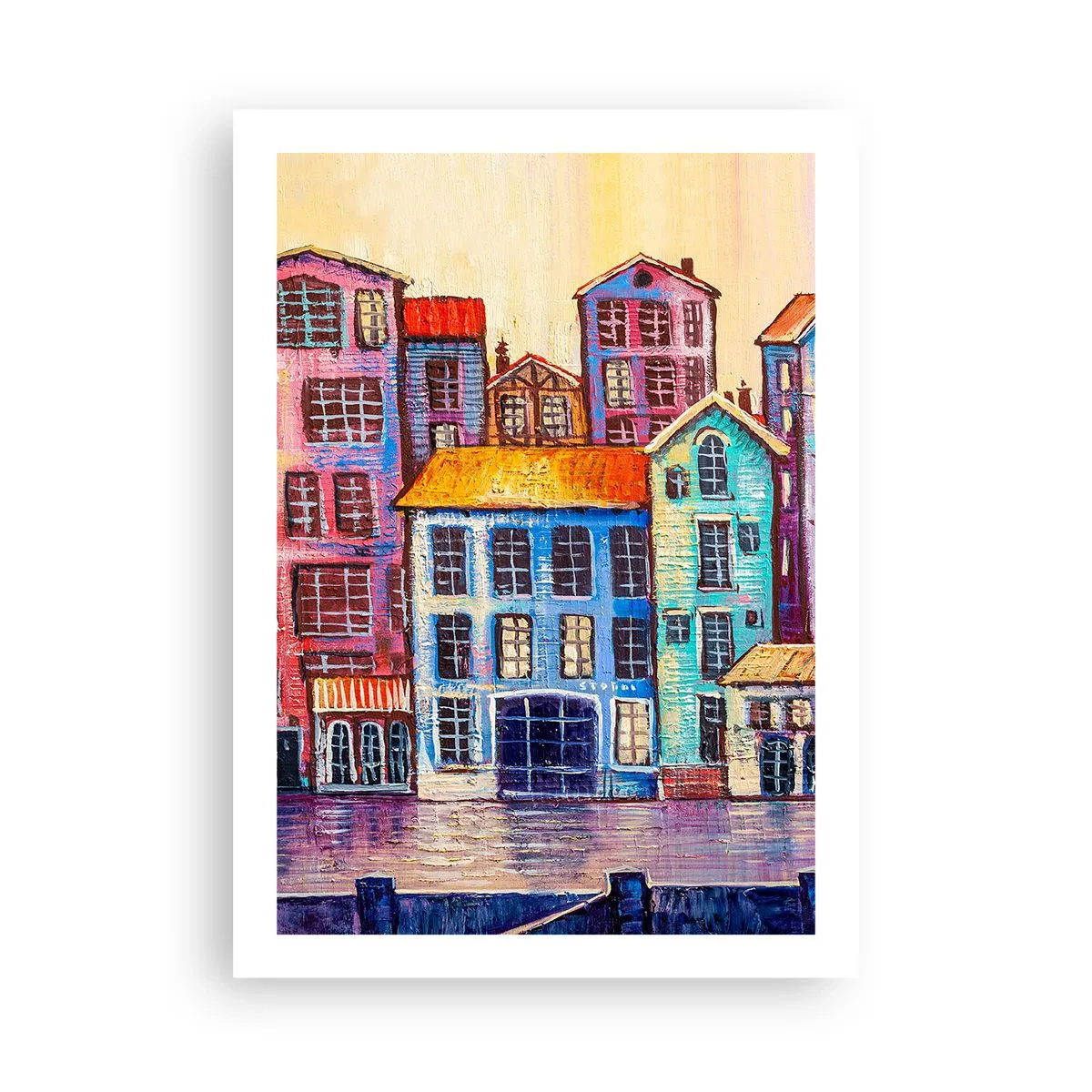 Affisch - En sagostad  - 50x70 cm