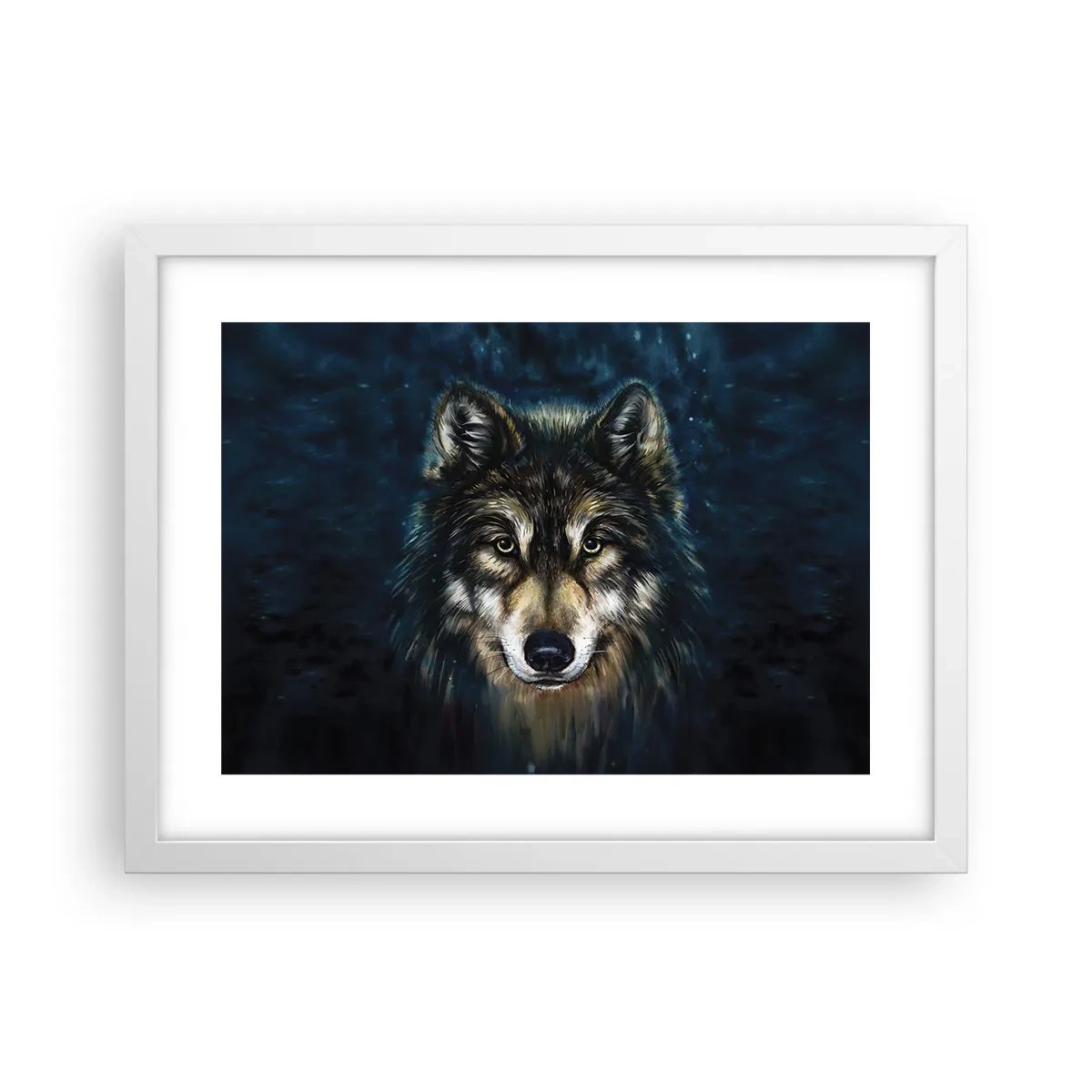 Affisch i vit ram - Alfa? Och omega - 40x30 cm