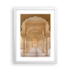 Affisch i vit ram - I maharajas palats - 30x40 cm