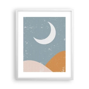 Affisch i vit ram - Många nätters under - 40x50 cm