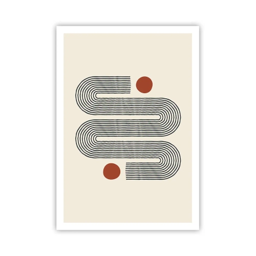 Affisch - från början till slutet - 70x100 cm