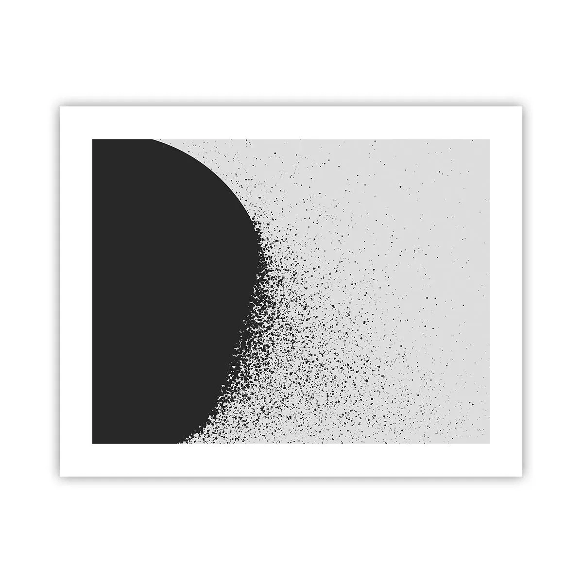 Affisch - Partiklarnas rörelse - 50x40 cm