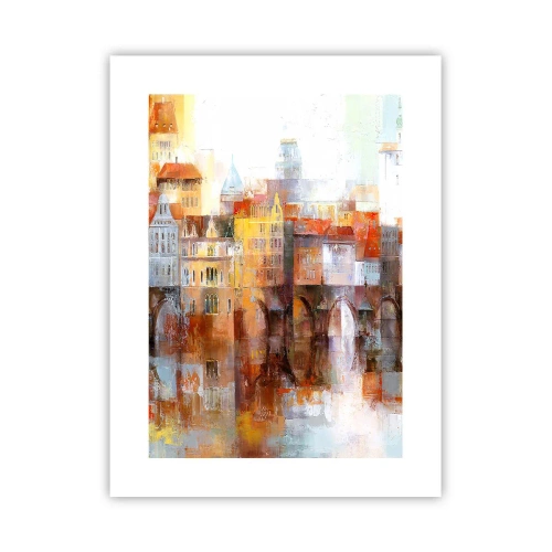 Affisch - Vackert under bron - 30x40 cm