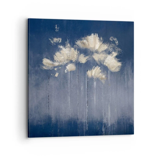 Canvastavla - Bild på duk - Som kronblad i vinden - 70x70 cm