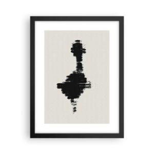 Affisch i svart ram - Fantasins vibrationer - 30x40 cm