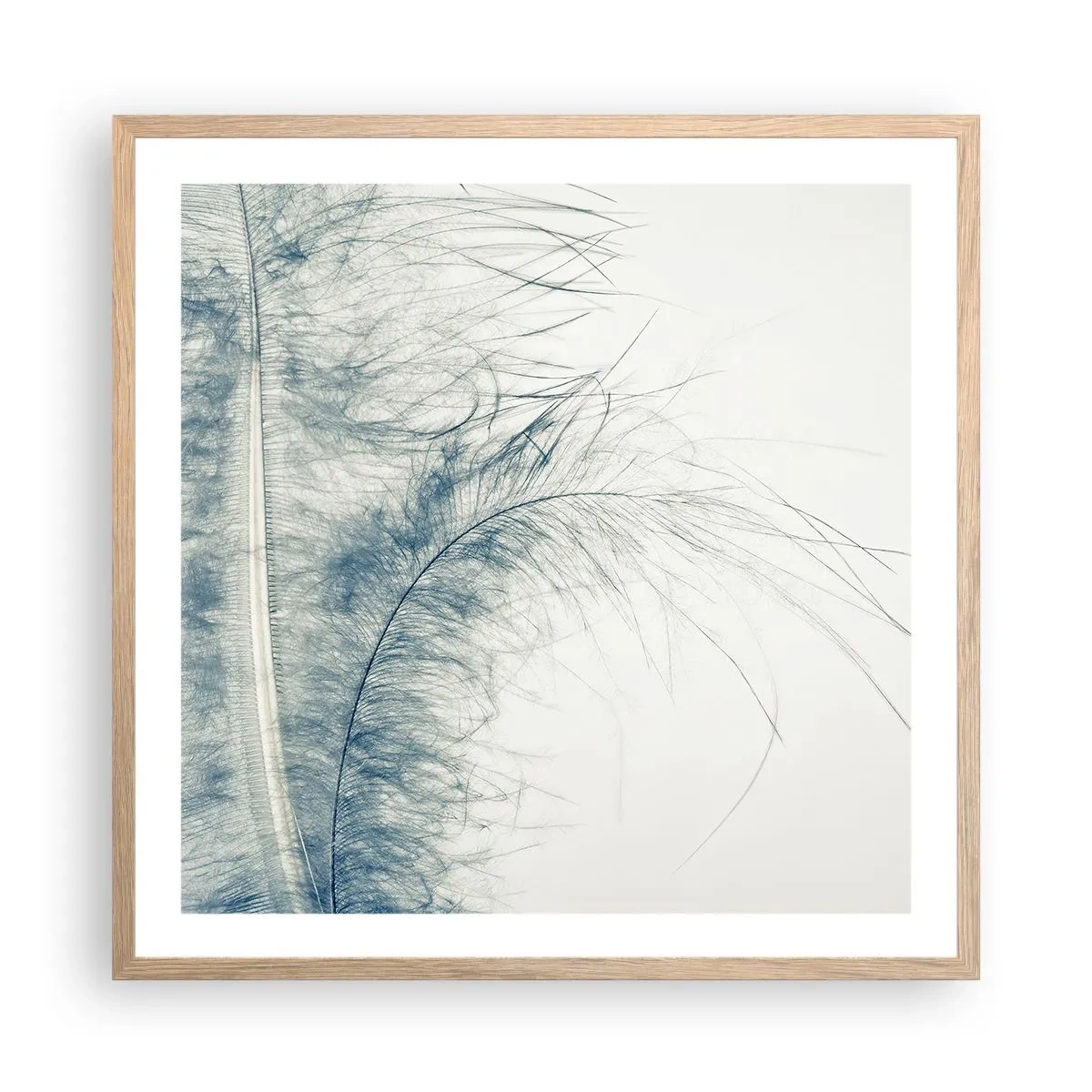 Affisch i ram av ljusek - Naturens viskningar - 60x60 cm