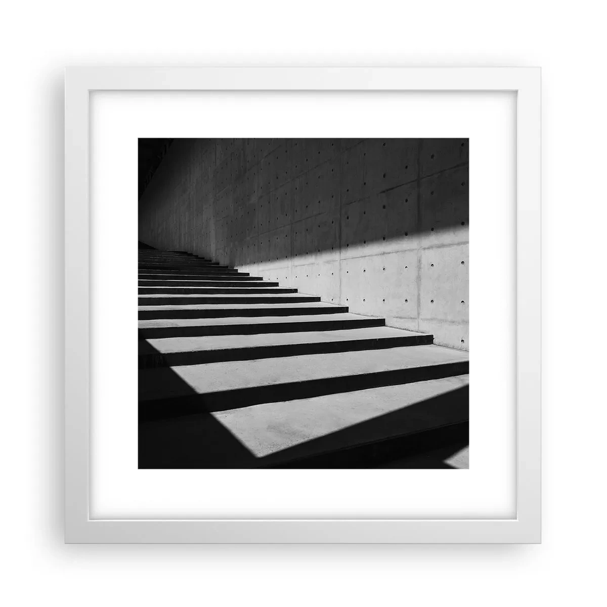 Affisch i vit ram - Modernismens råa skönhet - 30x30 cm