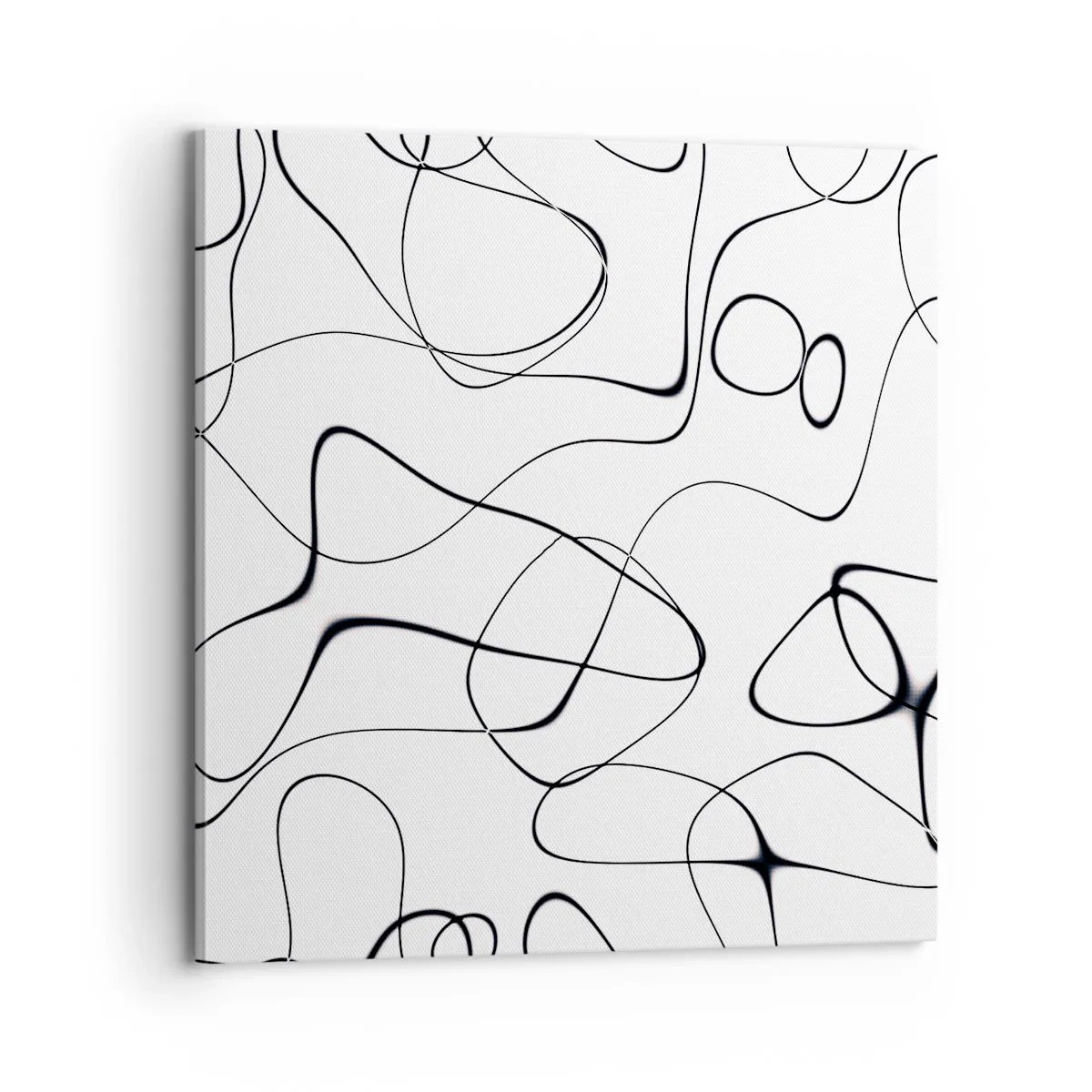 Canvastavla - Bild på duk - Livets stigar, ödets tur - 70x70 cm