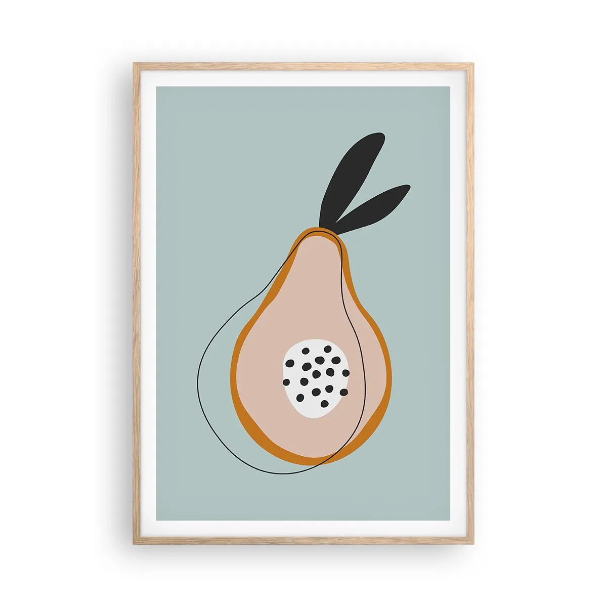 Affisch i ram av ljusek - Att tränga in i sakens natur - 70x100 cm