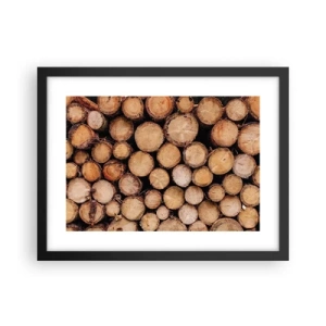 Affisch i svart ram - Ny början - 40x30 cm