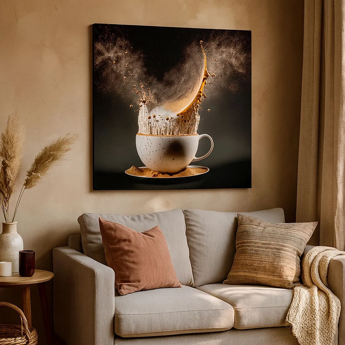 Canvastavla - Bild på duk - Smakexplosion - 30x30 cm