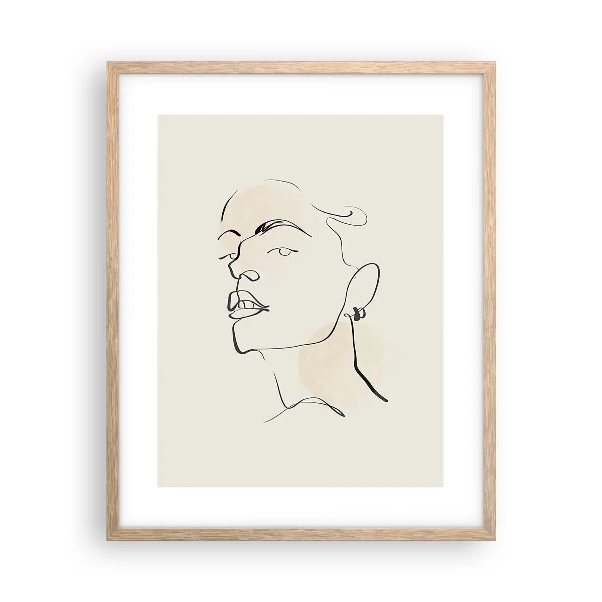 Affisch i ram av ljusek - Stolt blick - 40x50 cm