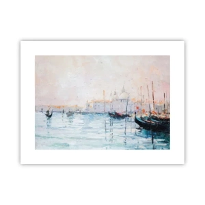 Affisch - Bortom vatten, bortom dimma - 40x30 cm