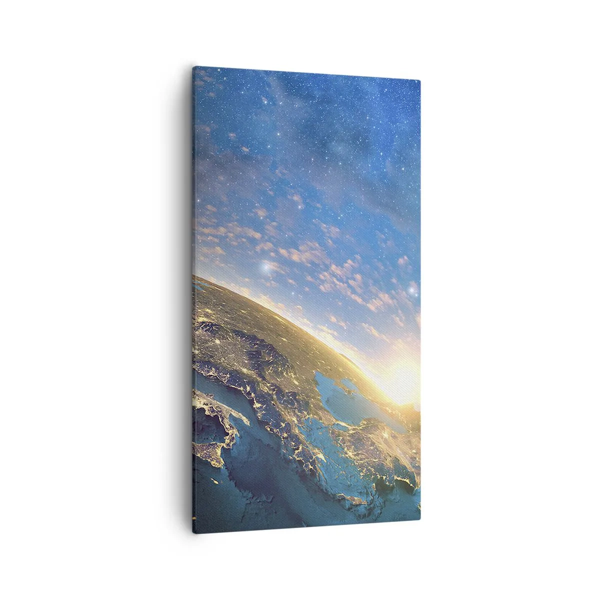 Canvastavla - Bild på duk - Låt oss titta på varandra på avstånd - 55x100 cm