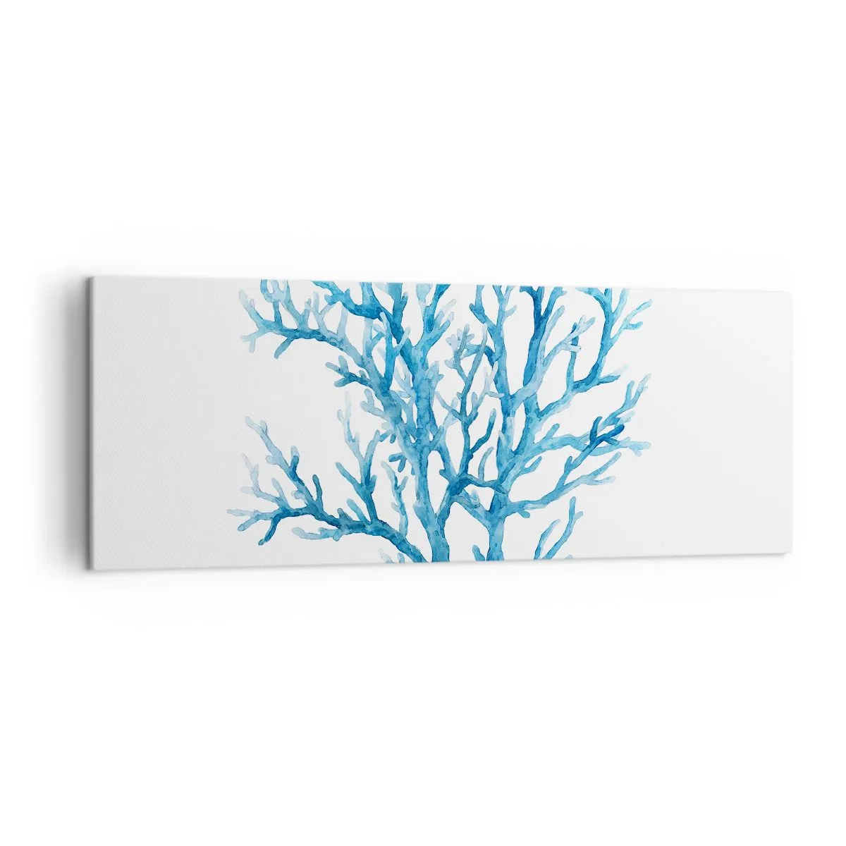 Canvastavla - Bild på duk - Marin filigran - 140x50 cm