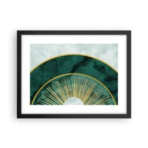 Affisch i svart ram - Ett annorlunda solsystem - 40x30 cm