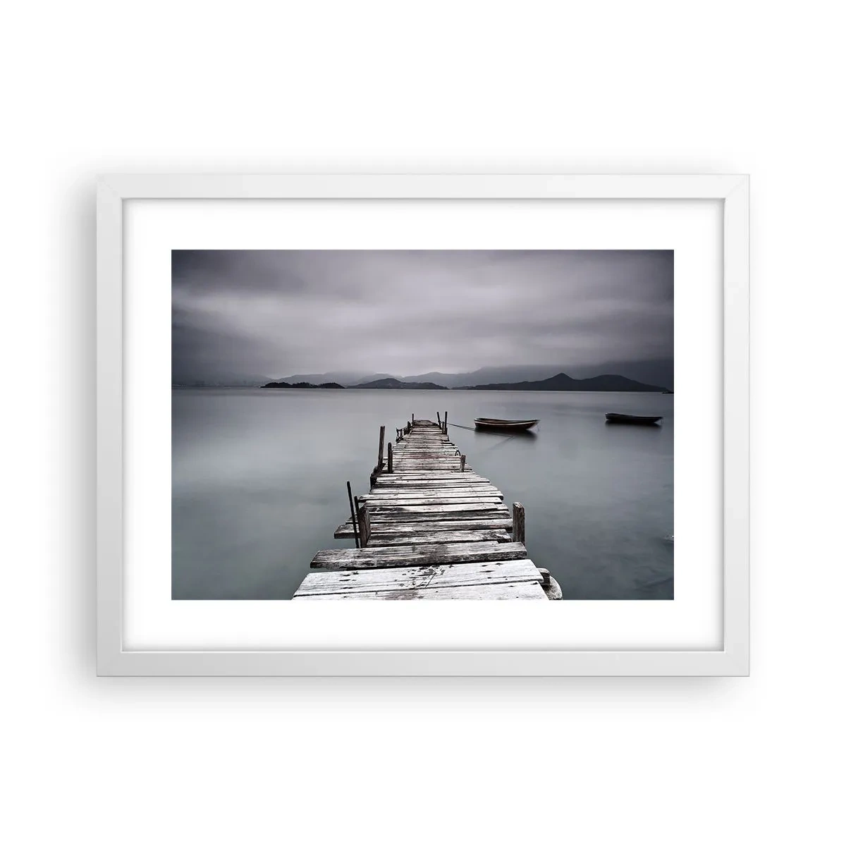 Affisch i vit ram - Imorgon kan du ge dig iväg - 40x30 cm