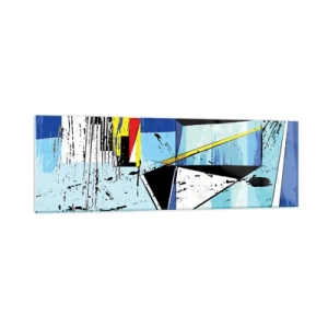 Glastavla - Bild på glas - Se värden ur en vinkel... - 160x50 cm