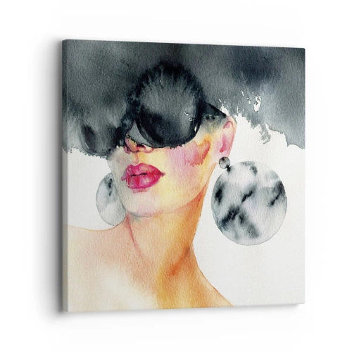 Canvastavla - Bild på duk - Elegansens hemlighet - 30x30 cm