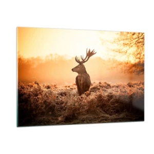 Glastavla - Bild på glas - Herre på godset - 120x80 cm