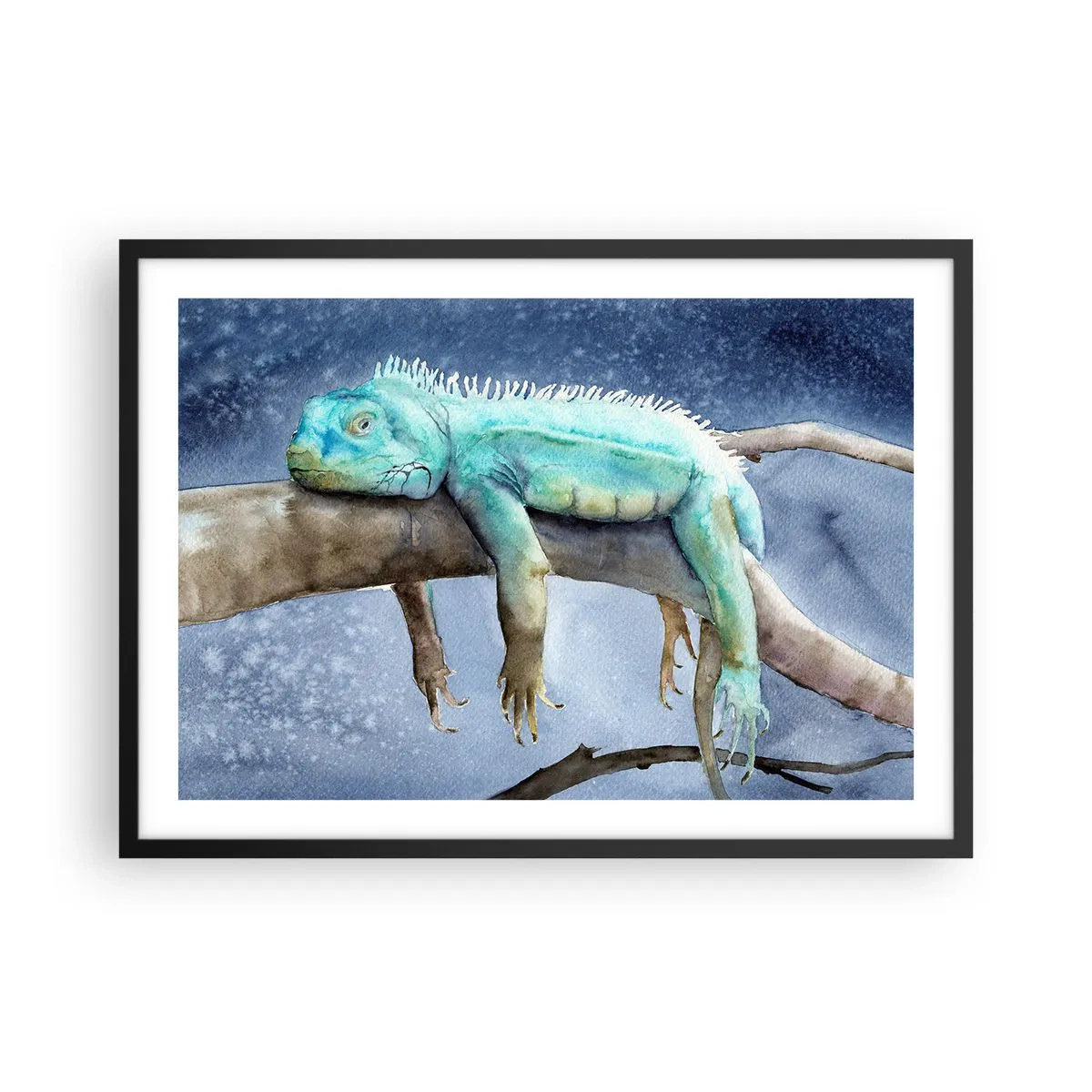 Affisch i svart ram - Det är bra! - 70x50 cm