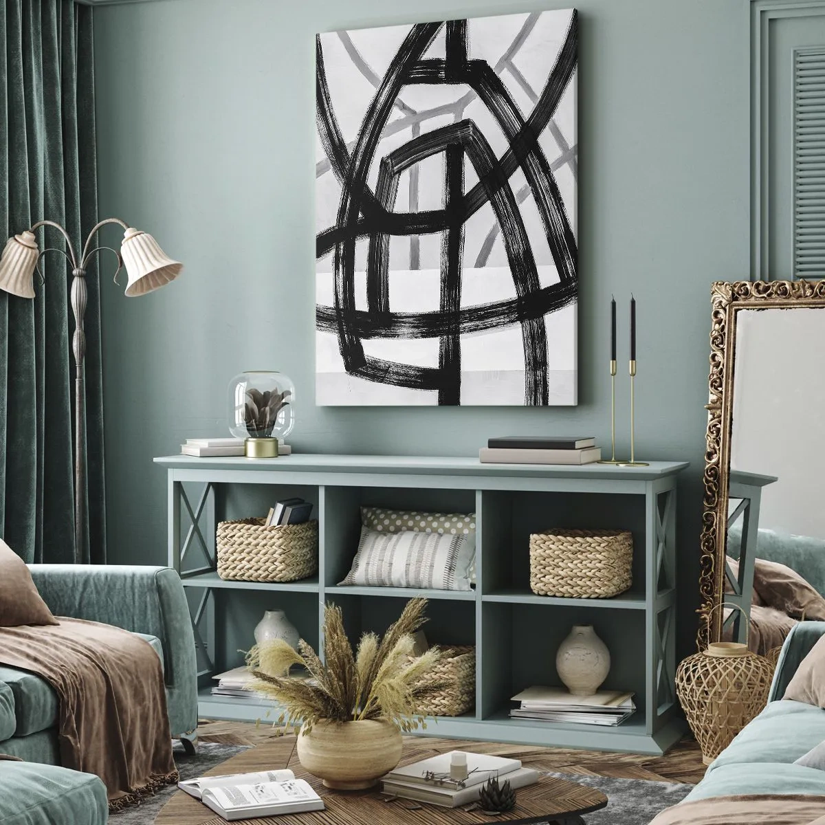 Canvastavla - Bild på duk - Att skapa djupet - 70x100 cm