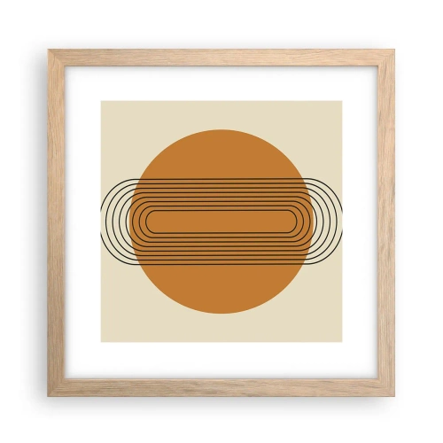 Affisch i ram av ljusek - Perfekt plan - 30x30 cm