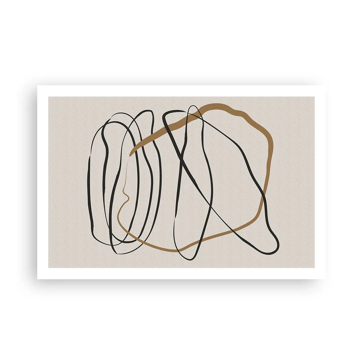 Affisch - Komposition: besittande dans - 91x61 cm