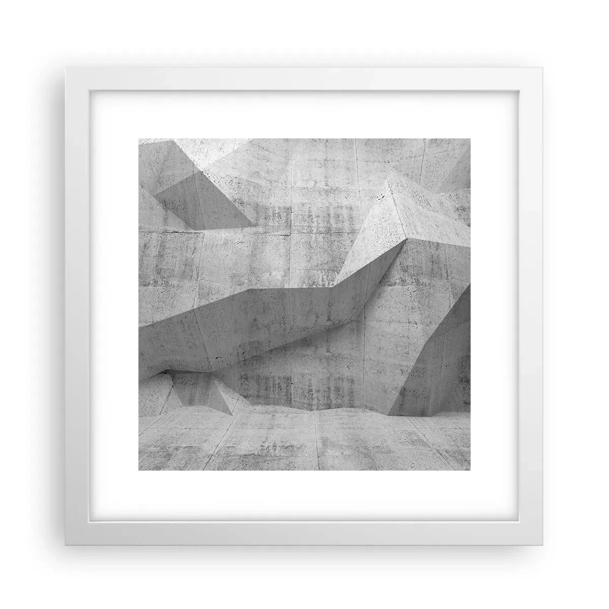 Affisch i vit ram - En riktig utmaning - 30x30 cm