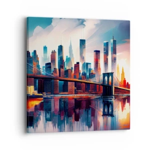Canvastavla - Bild på duk - Fenomenala New York - 40x40 cm