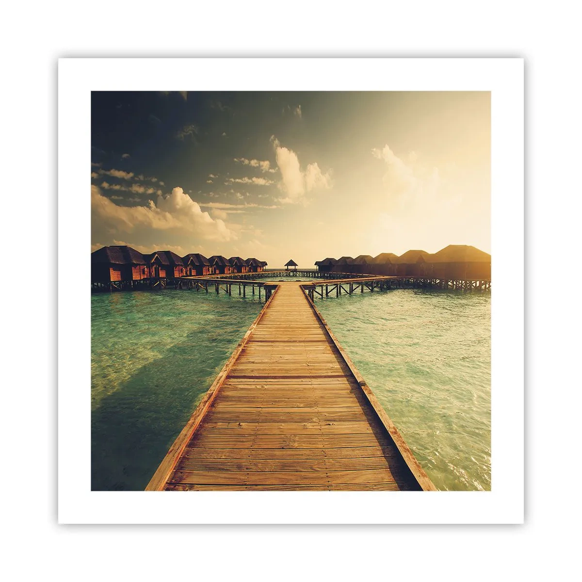 Affisch - Varm inbjudan - 50x50 cm