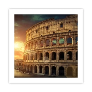 Affisch - Kolossalt intryck - 50x50 cm