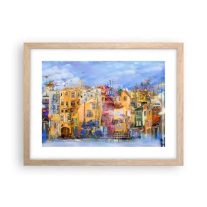 Affisch i ram av ljusek - Vi är tillsammans - 40x30 cm