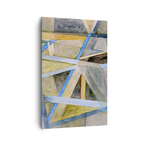 Canvastavla - Bild på duk - Rakt fram eller diagonalt? - 80x120 cm