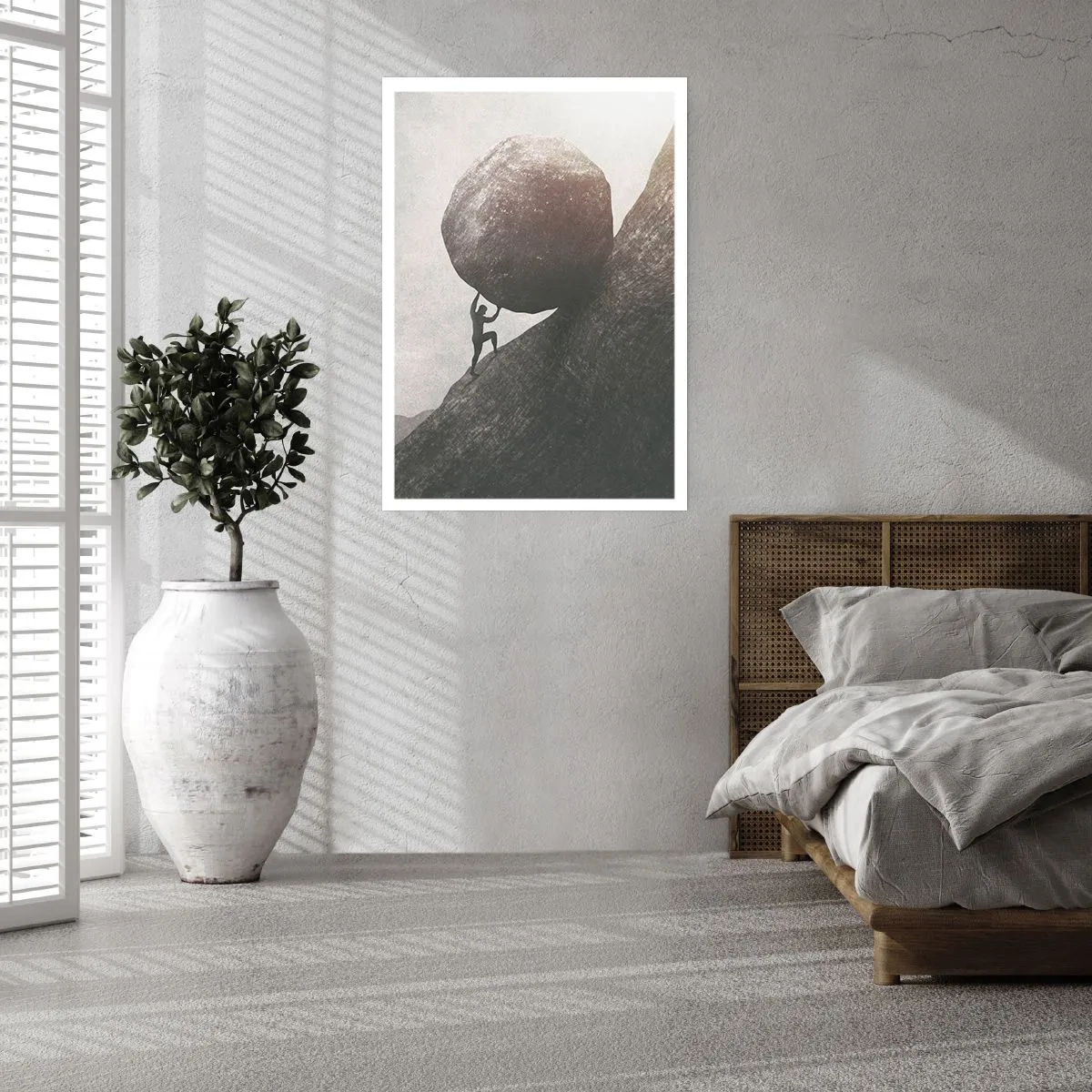 Affisch - Jag tror i strid mot hoppet - 61x91 cm