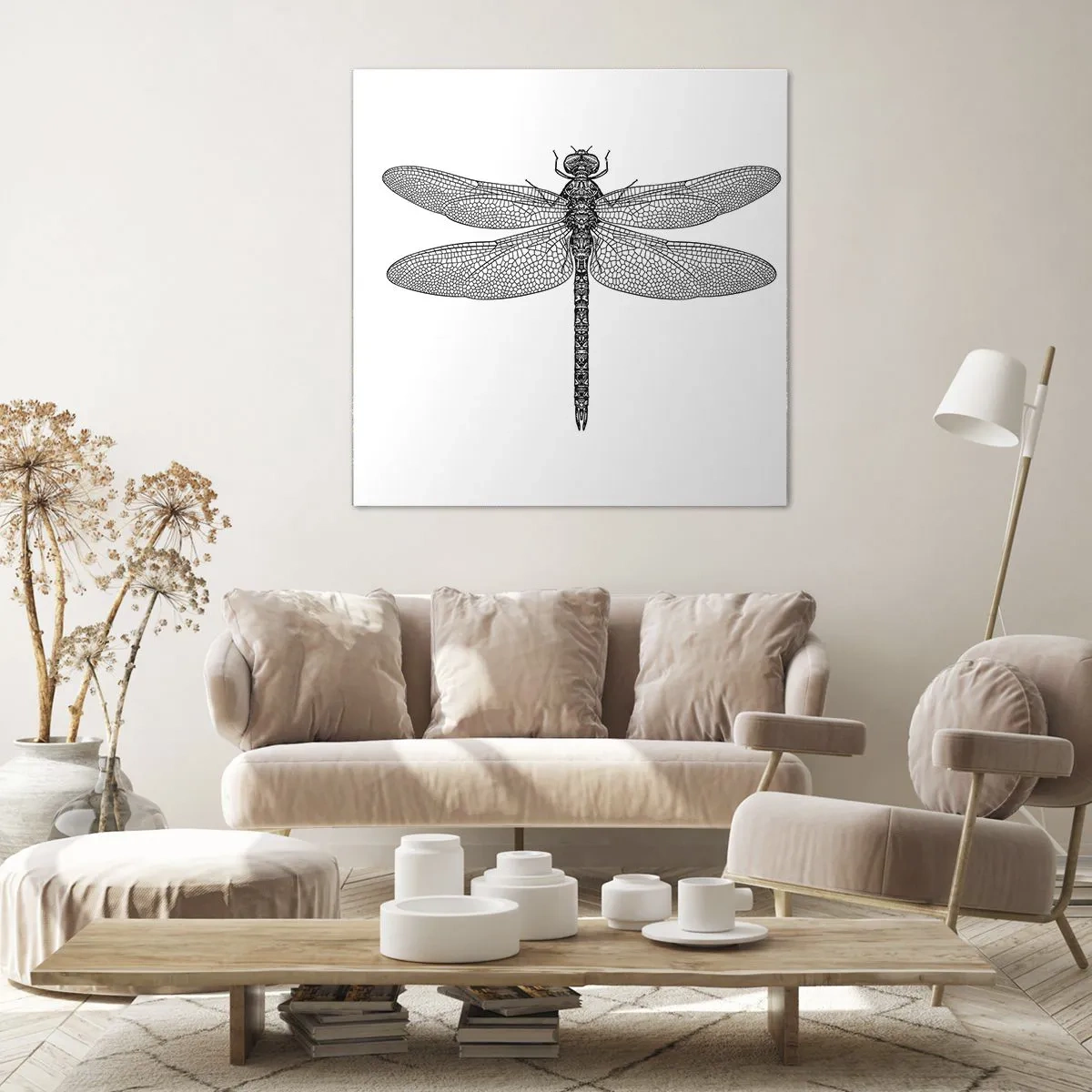 Canvastavla - Bild på duk - Precision i naturen - 70x70 cm