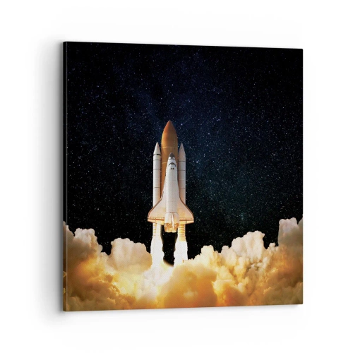 Canvastavla - Bild på duk - Ad astra! - 70x70 cm