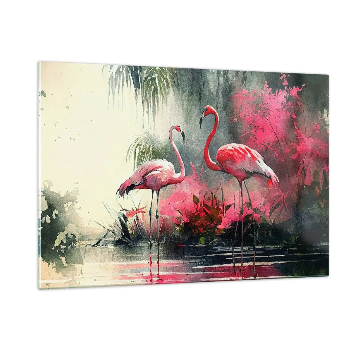 Glastavla - Bild på glas - En lektion i naturlig charm - 120x80 cm