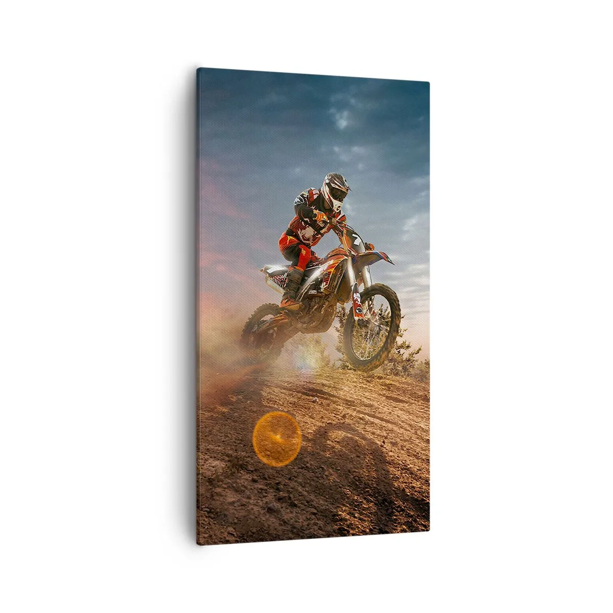 Canvastavla - Bild på duk - För segern - 55x100 cm