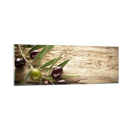 Glastavla - Bild på glas - Direkt från naturen - 90x30 cm