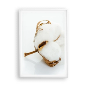 Affisch i vit ram - Mjuk av naturen - 70x100 cm