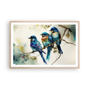 Affisch i ram av ljusek - Sur? - 91x61 cm