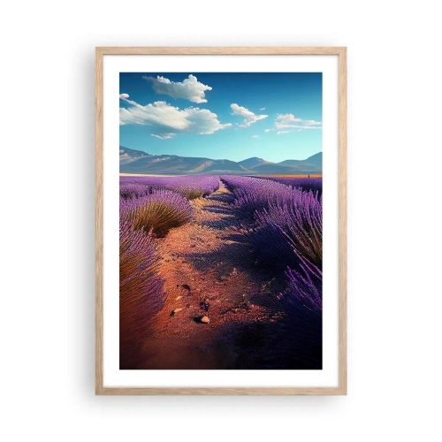 Affisch i ram av ljusek - Doftande fält - 50x70 cm