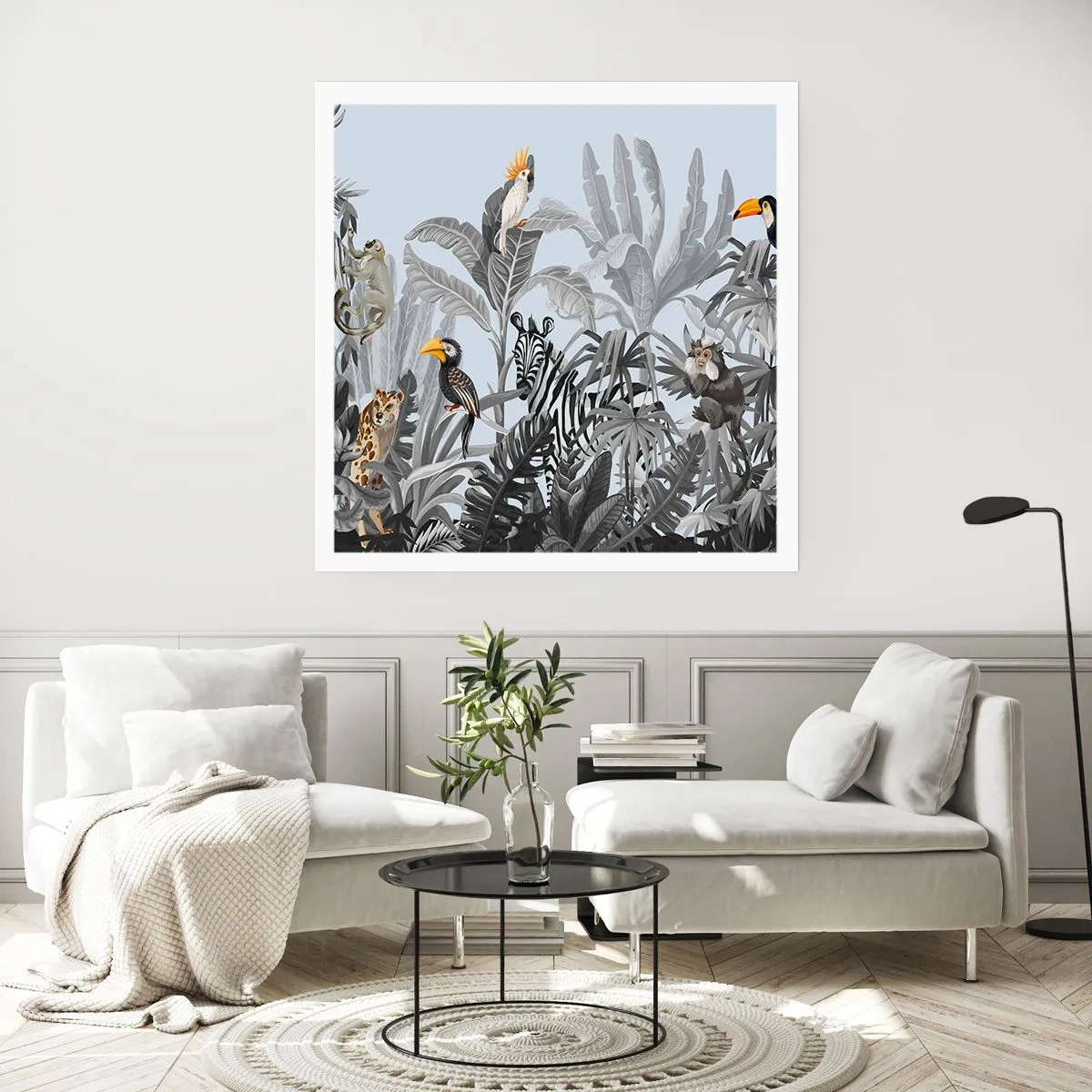 Affisch - Afrikansk saga - 60x60 cm