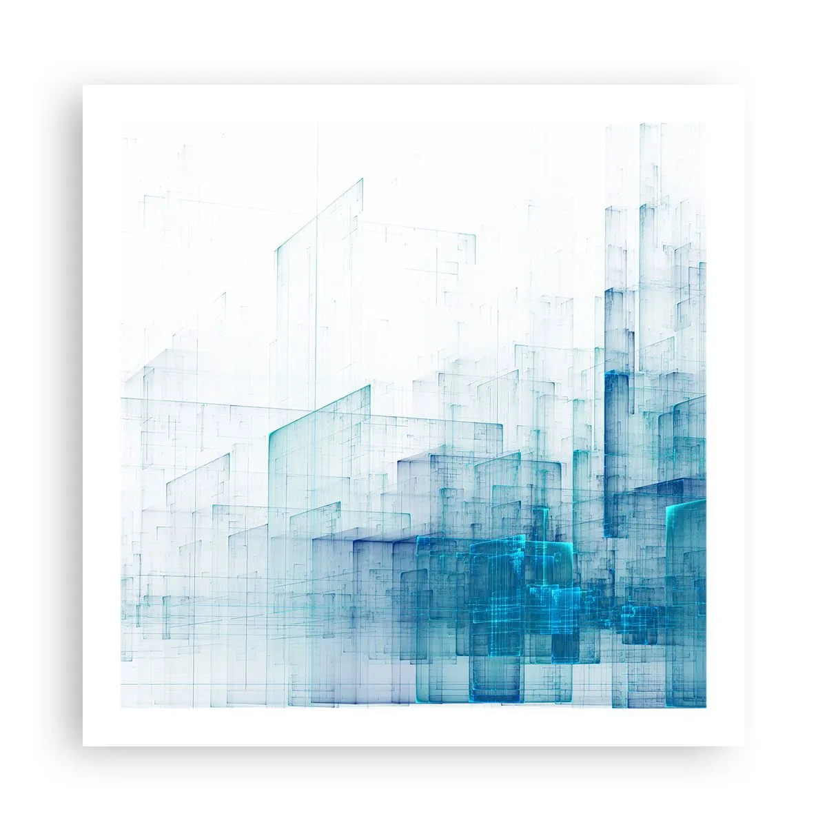 Affisch - Hur utrymmet blev till - 60x60 cm