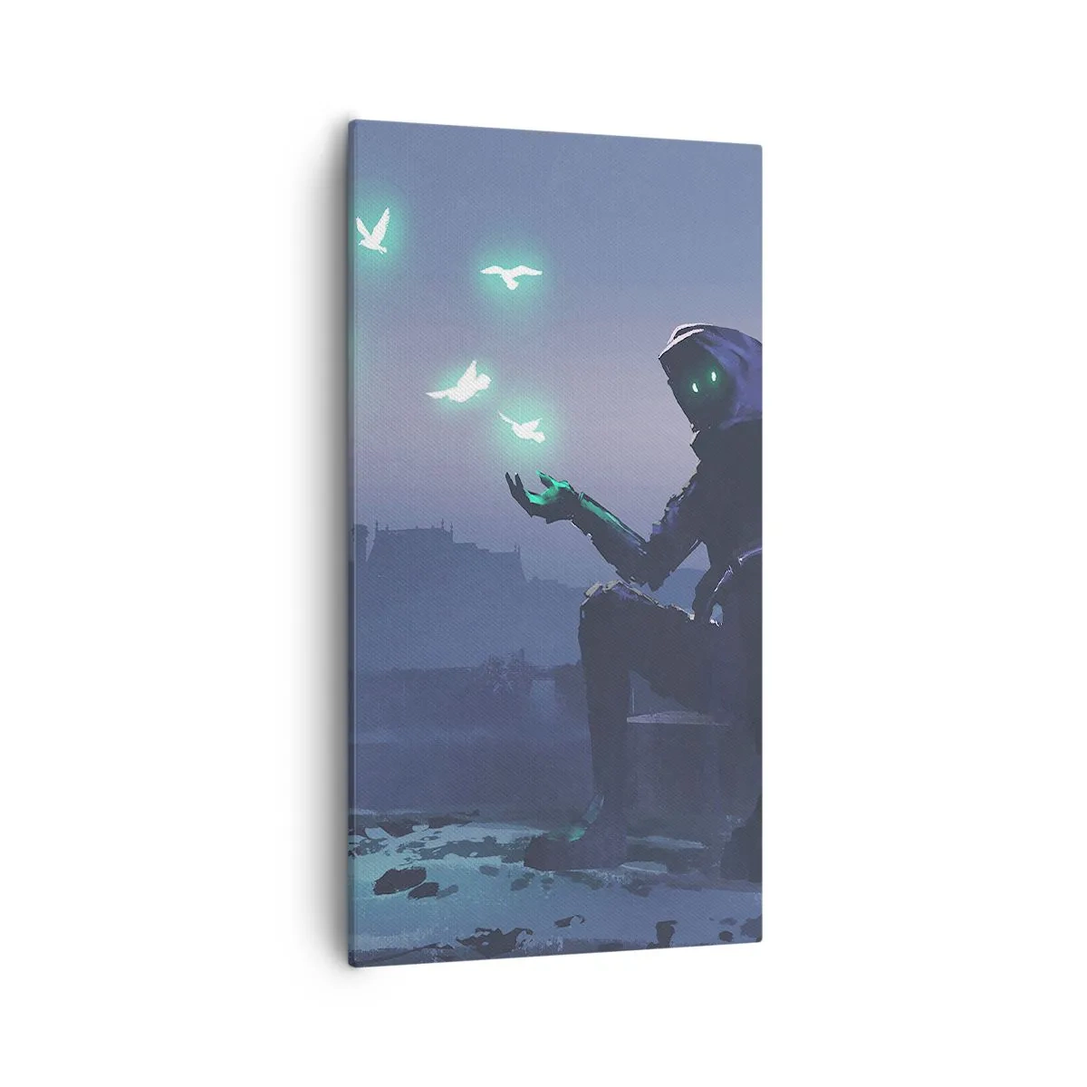 Canvastavla - Bild på duk - Livet kommer tillbaka - 55x100 cm