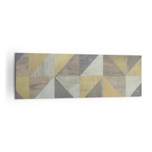 Canvastavla - Bild på duk - Under triangelns vinkel - 160x50 cm